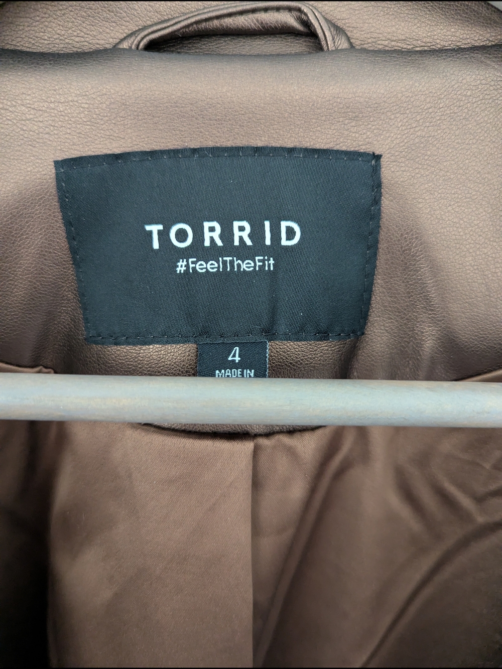 Torrid Metallic Copper Moto Jacket - Picture 6 of 7